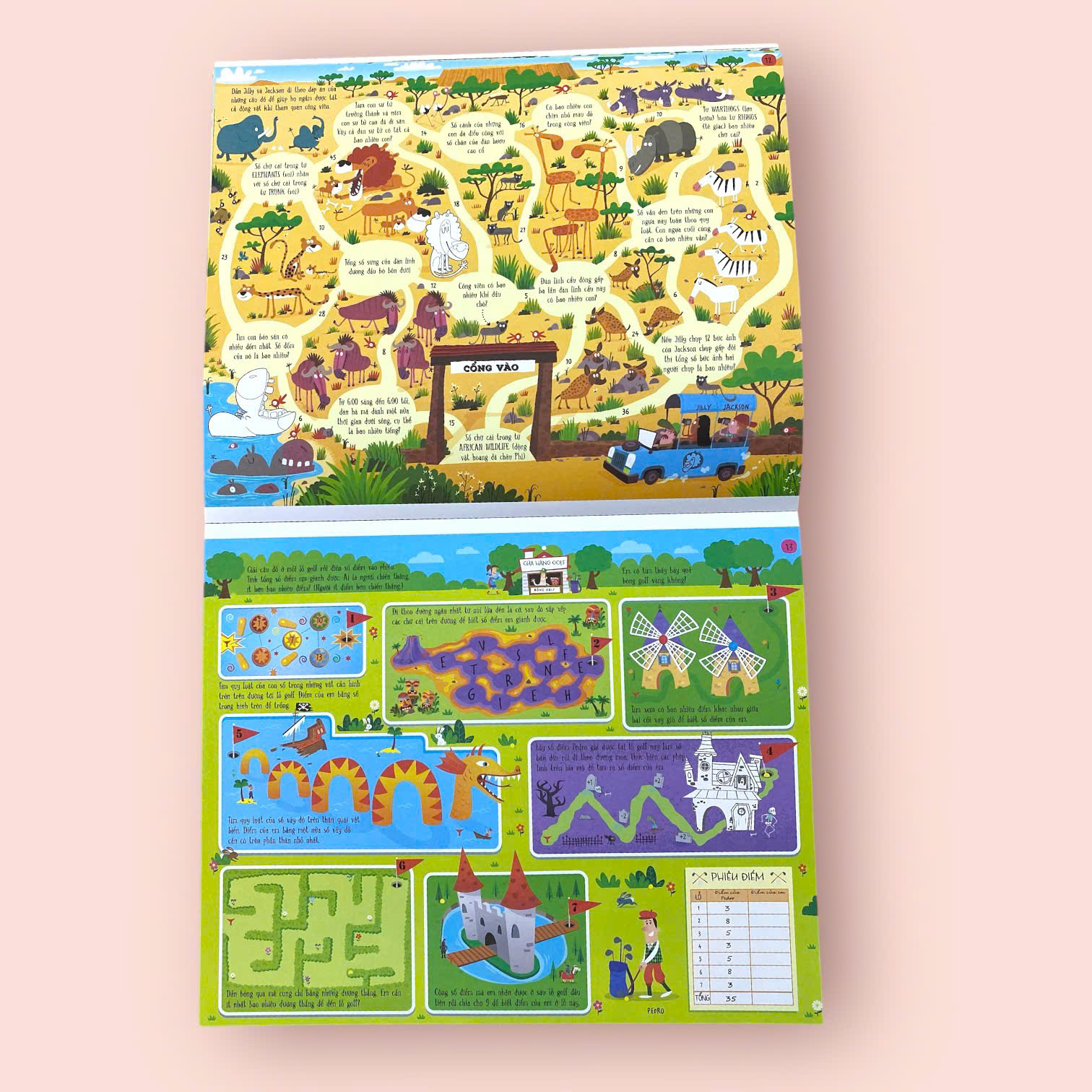 Cuốn Sách Khổng Lồ Về Trò Chơi Tư Duy - Holiday Activity Pad