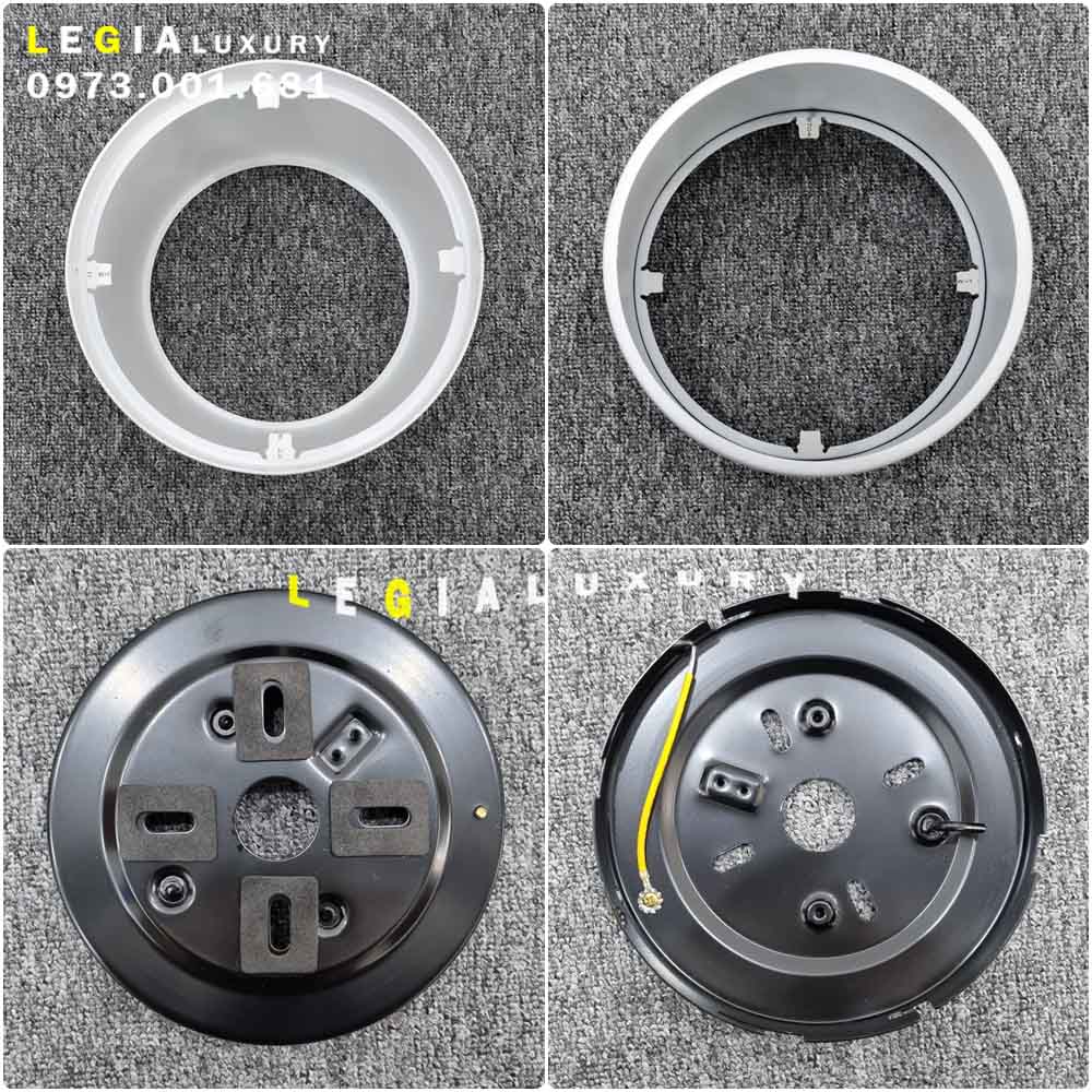 [GIẢM GIÁ SỐC] Quạt Trần Sát Trần LGFAN711V - Gỗ Sồi | Quạt Trần Đèn