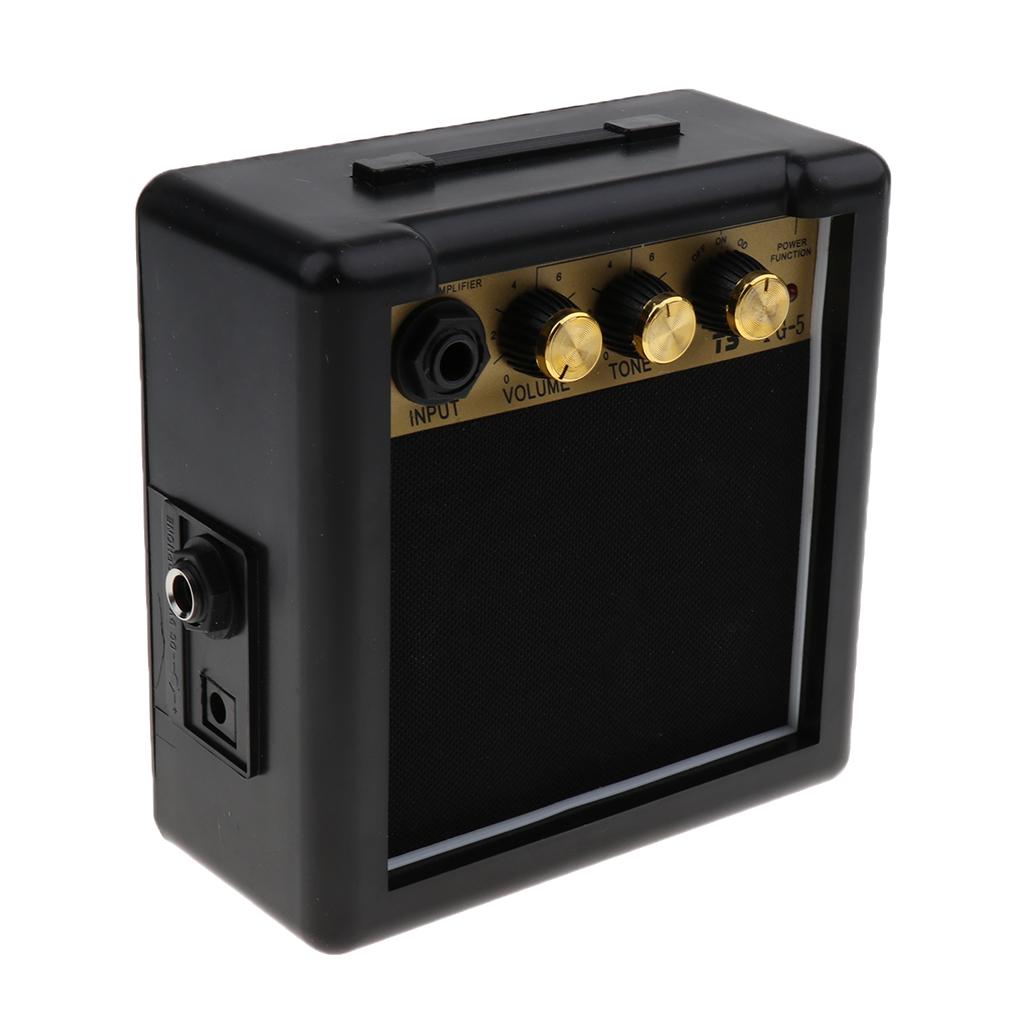 Sunnimix 5 Watt 9V Mini Điện Acoustic Guitar Thực Hành AMP Cho Solo Performance120x120x60mm