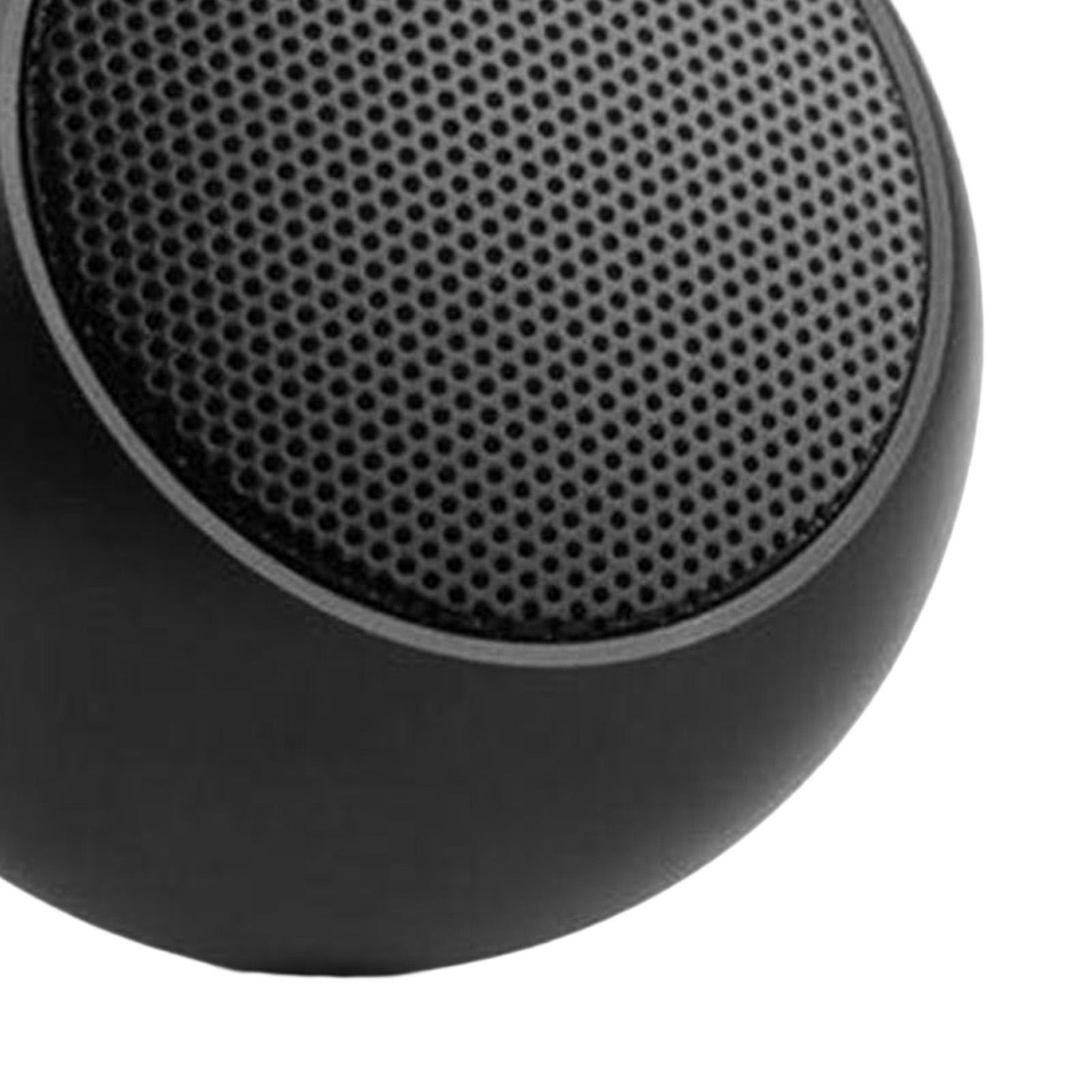 Portable Subwoofer Stereo Compact Durable for Sports Travel Camping Black