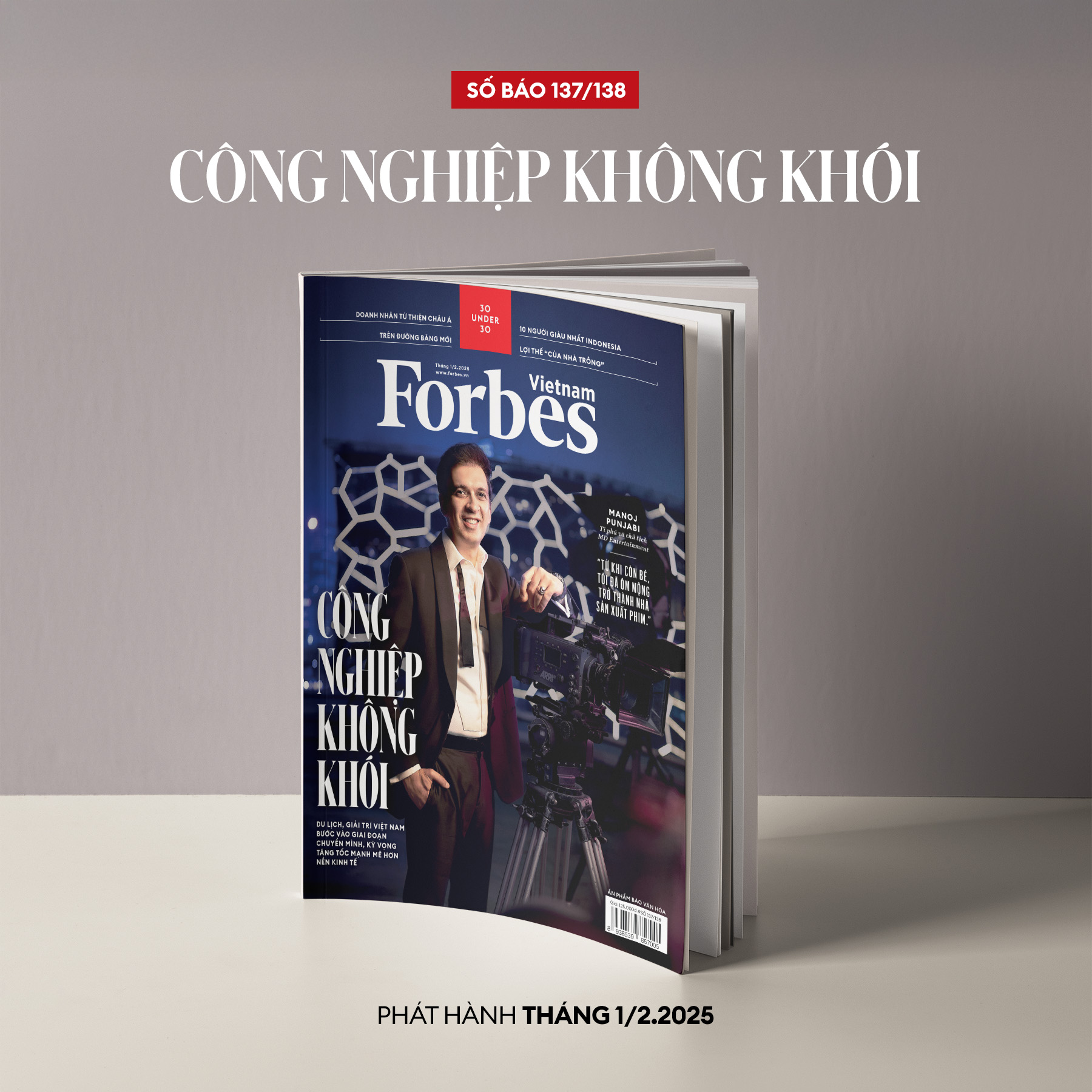 CÔNG NGHIỆP KHÔNG KHÓI - Tạp chí Forbes Việt Nam kỳ 137/138 (Tháng 1/2.2025)