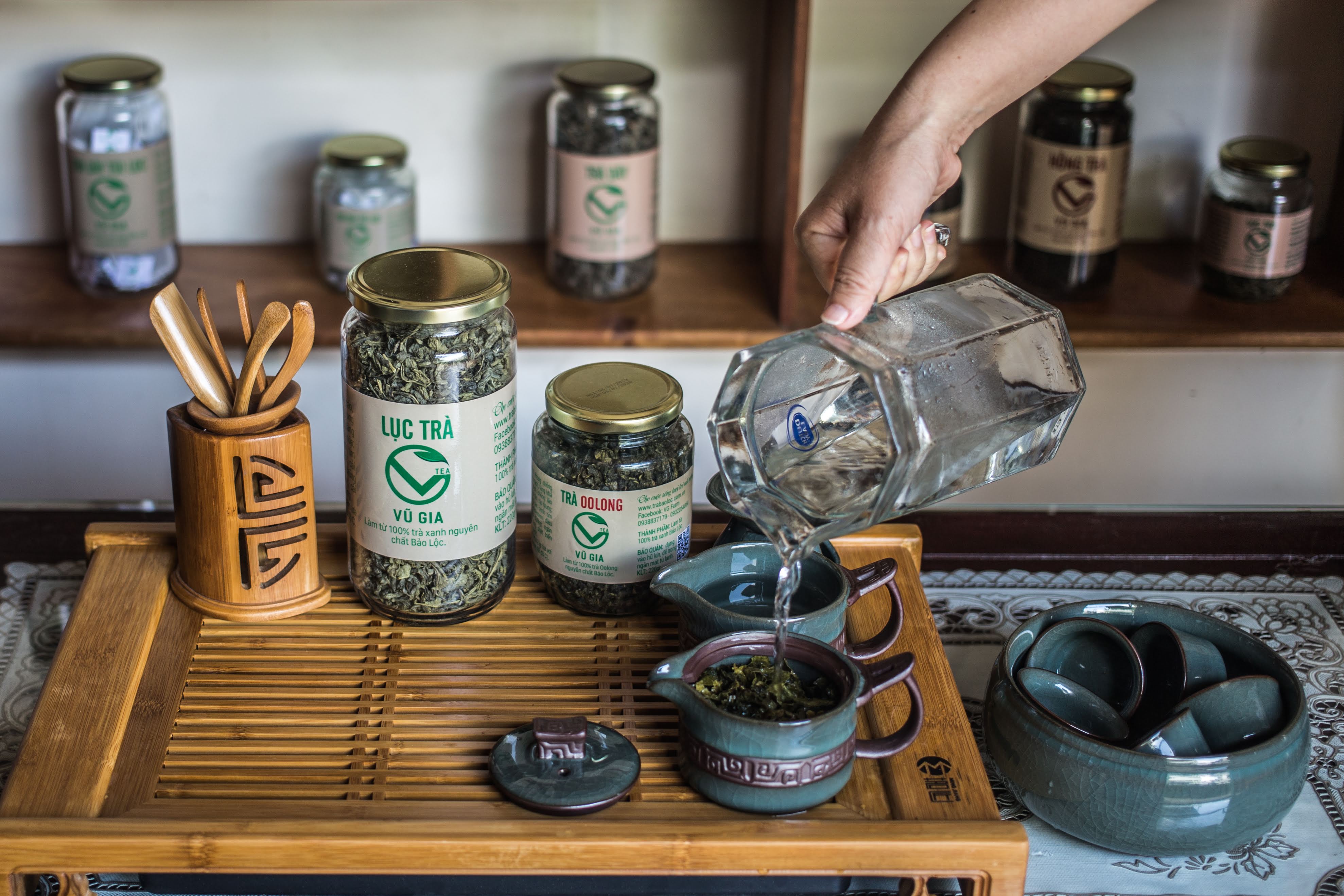 Trà Oolong Nguyên Chất Bảo Lộc Vũ Gia