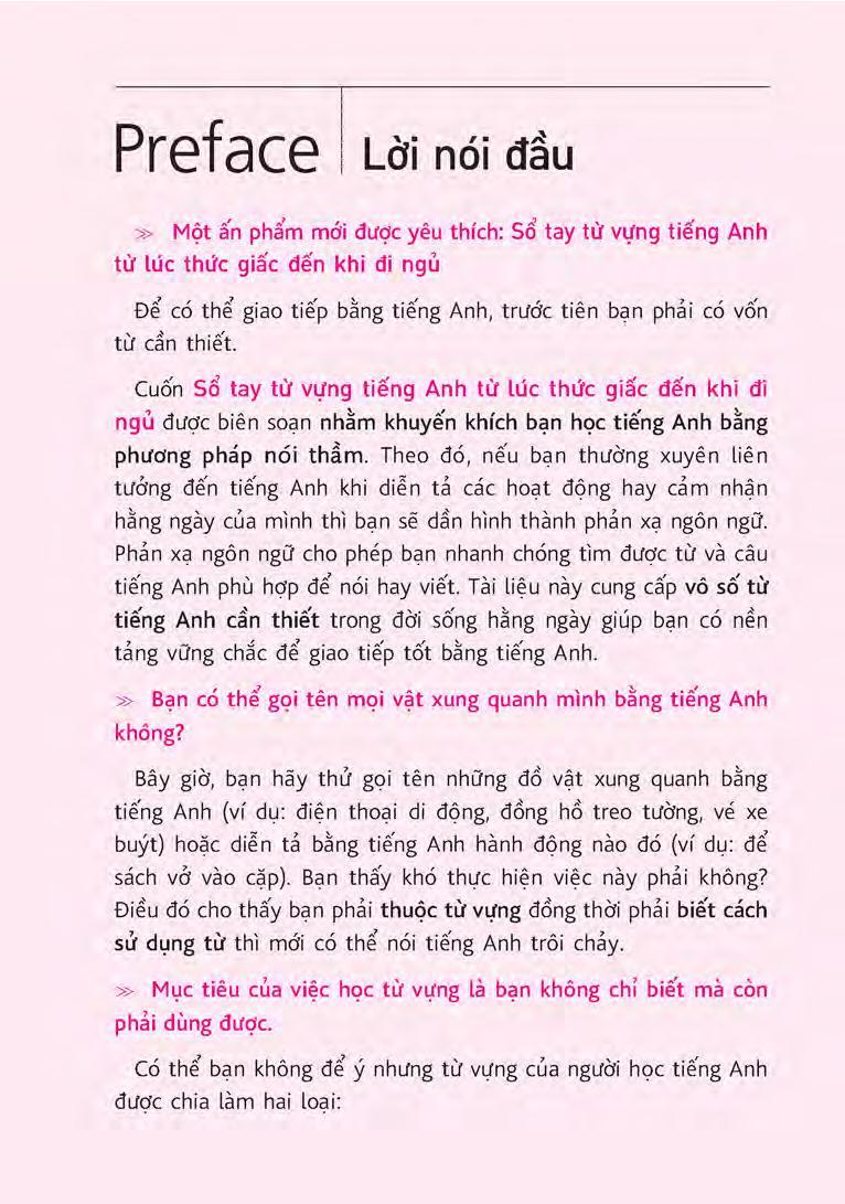 Sách Sổ Tay Từ Vựng Tiếng Anh - Từ Lúc Thức Giấc Đến Khi Đi Ngủ (Kèm file MP3)