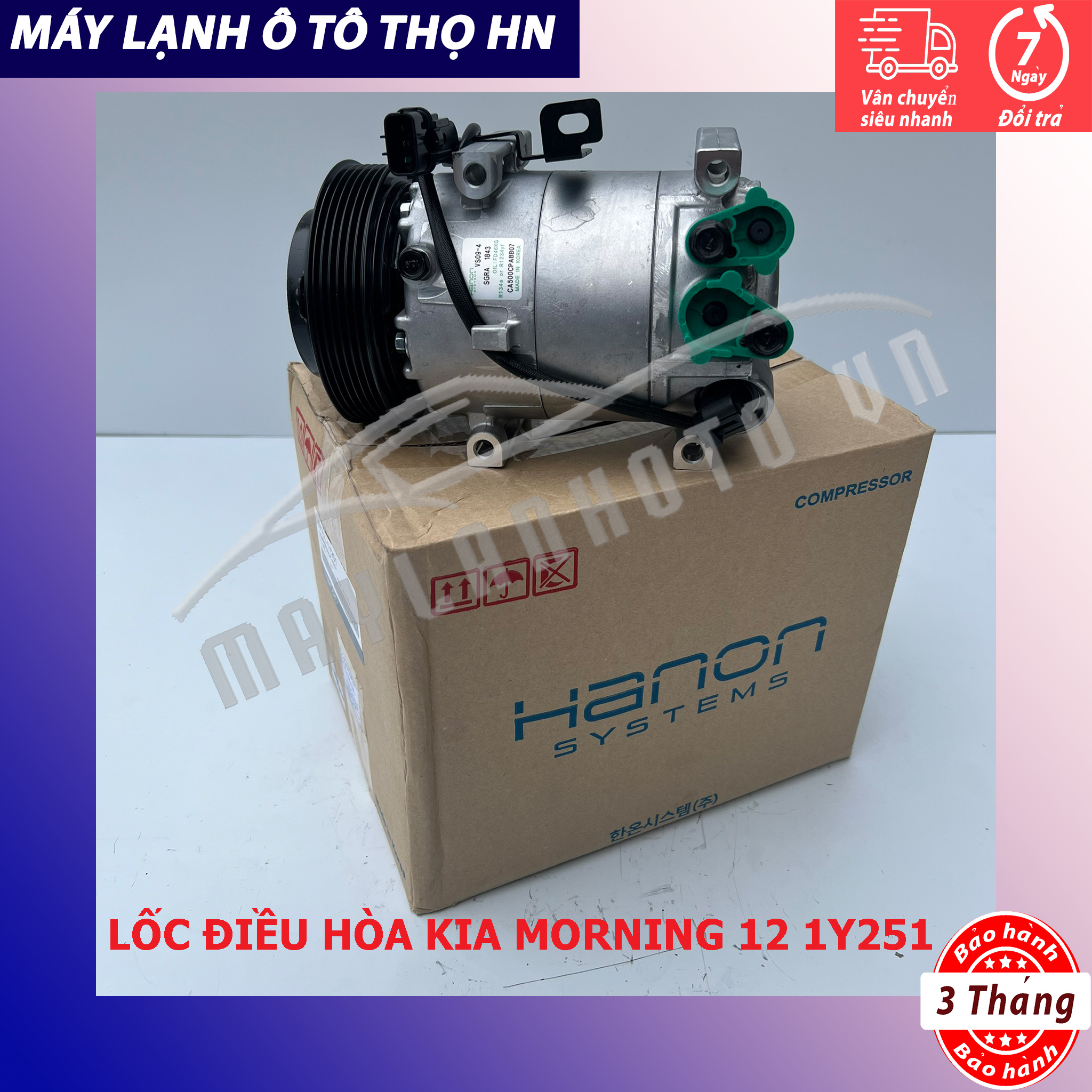 Lốc điều hòa Kia Morning 2012 2013 2014 2015 hàng Hàn Quốc 12 13 14 15 97701-1Y251