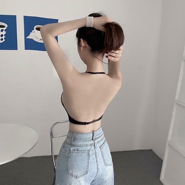 M30. Áo bra nữ hở lưng, áo bra su nữ tạo nhiều kiểu sang chảnh mặc áo 2 dây, trễ vai