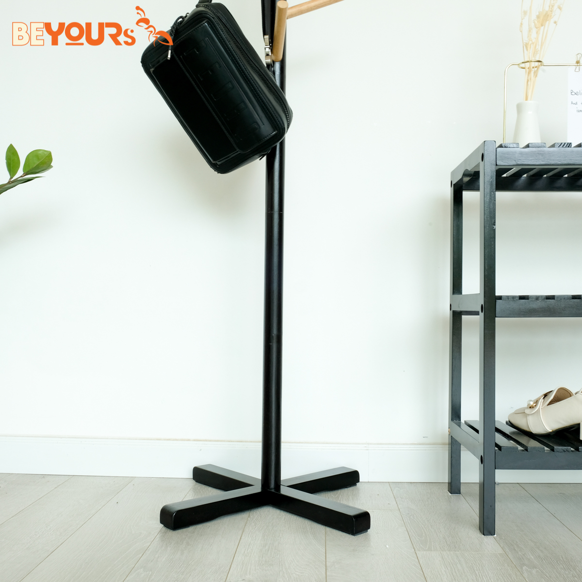 Cây Treo Quần Áo Đồ Gỗ BEYOURs Thông Minh - Móc Treo Quần Áo Standing Hanger - Nội Thất Phòng Khách, Phòng Ngủ