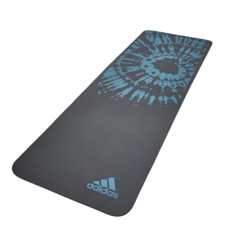 Thảm Tập Fitness, Yoga ADIDAS ADYG-10200BL Tie-Dye Cao su NBR Độ dày 10mm - Hàng Chính Hãng