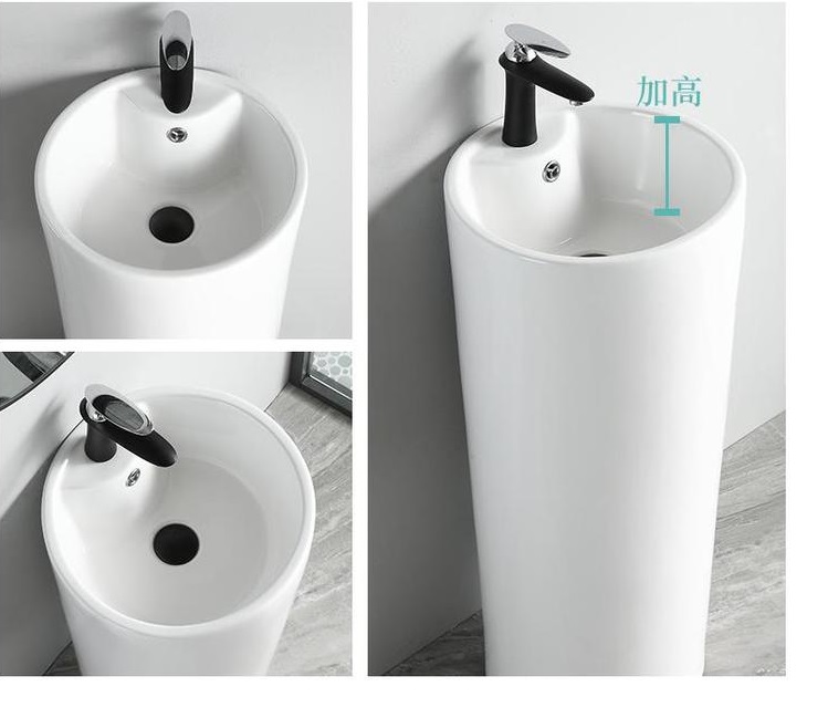 Chậu rửa lavabo liền khối  BRODA B1130