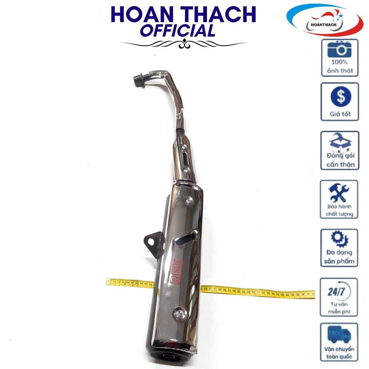 Ống Pô Cho Xe Máy Sirius Mẫu Mới Jupiter (Hộp) HOANTHACH SP001330