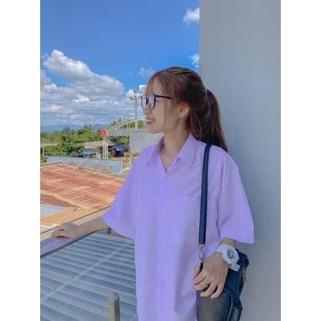 Áo sơ mi nữ tay lỡ siêu xinh