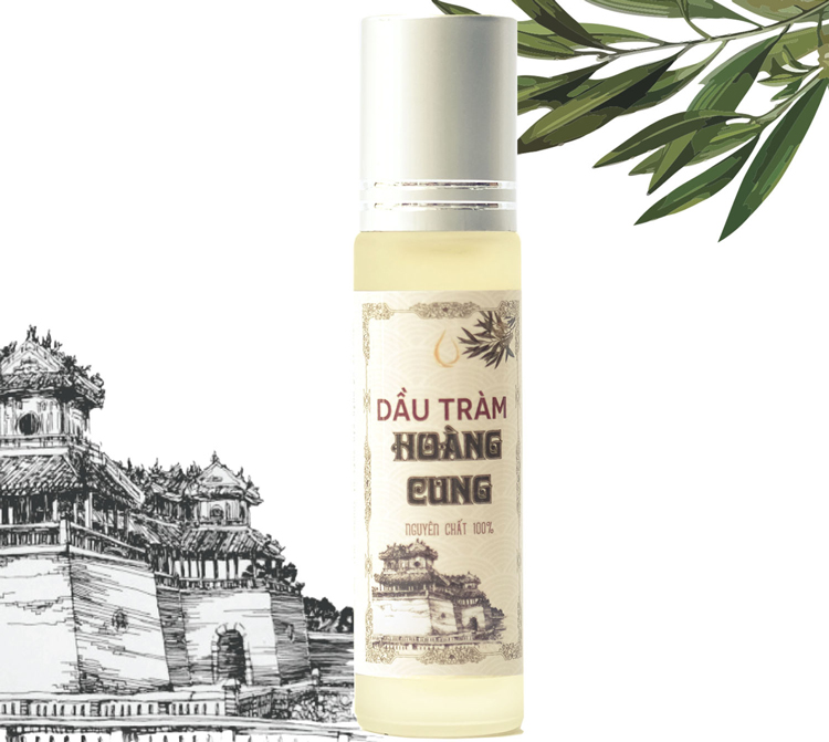 Dầu Tràm Nguyên Chất Chai Lăn Hoàng Cung Huế (10ml)