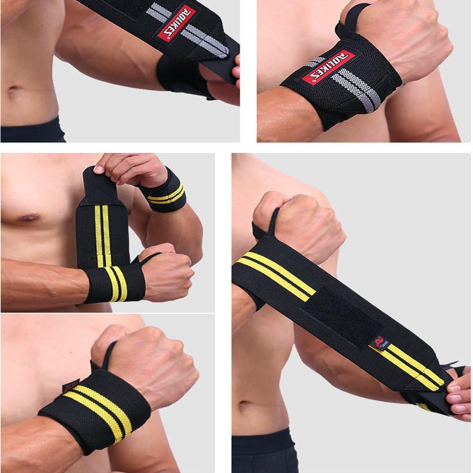 Băng quấn cổ tay tập gym chính hãng Aolikes , Phụ kiện thể thao cao cấp bảo vệ cổ tay GY22