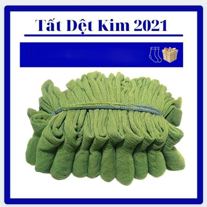 Tất Vớ Dệt Kim Nam Nữ Cổ Cao Co Giãn Dày Dặn.