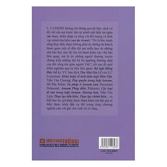 Văn Hóa, Tín Ngưỡng Và Thực Hành Tôn Giáo Người Việt - Leopold Cadiere - Đỗ Trinh Huệ dịch