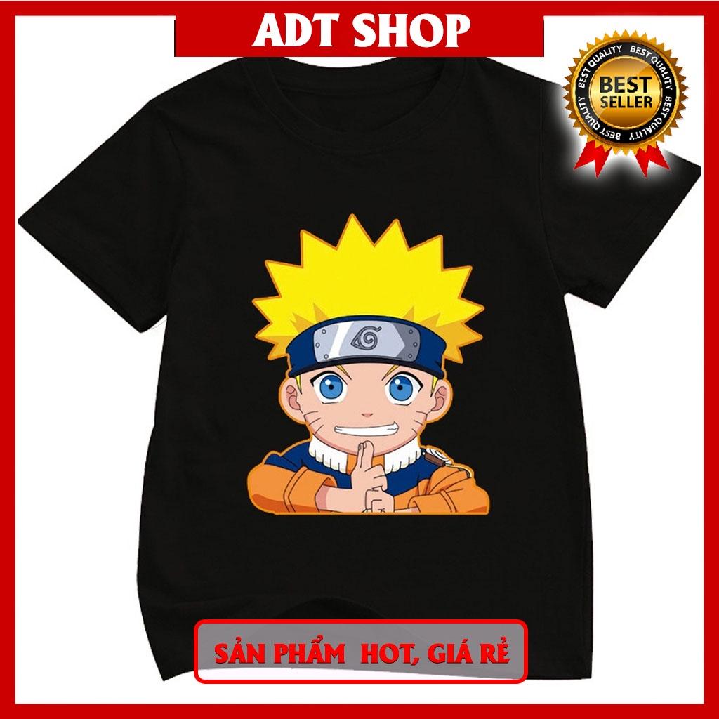 4 mẫu Áo thun anime Naruto chibi dễ thương thời trang cá tính độc đẹp giá rẻ