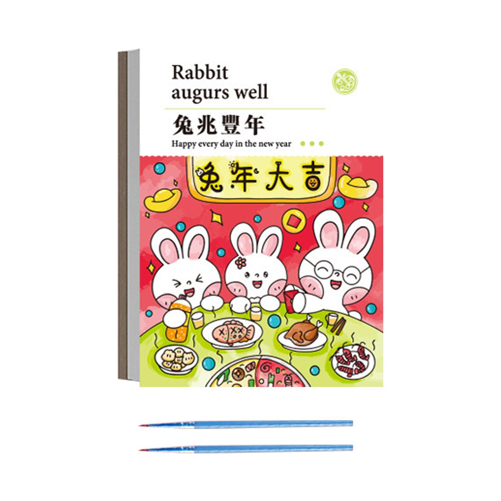 Watercolor Painting Toy DIY Art Drawing Colorable for Home Coloring Game