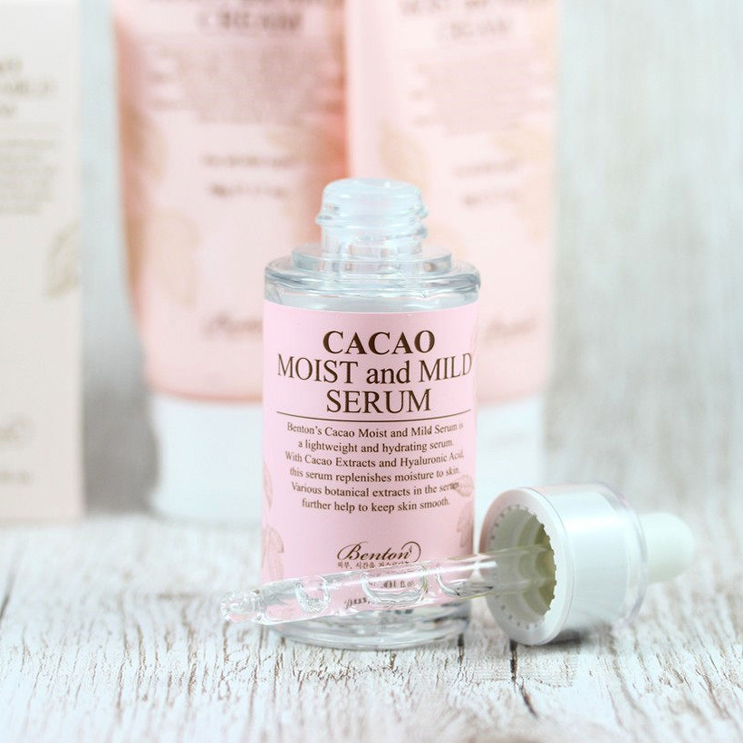 Serum dưỡng ẩm chuyên sâu từ tinh chất cacao Benton Cacao Moist and Mild Serum 30ml