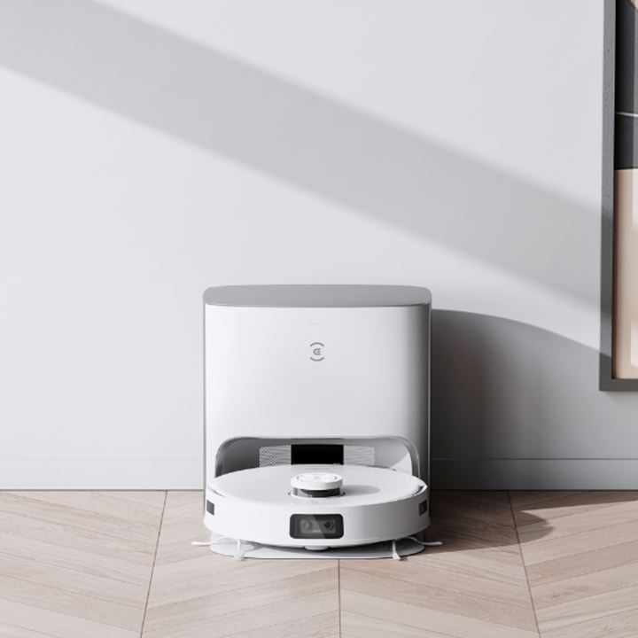 Dock sạc hút rác tự động cho robot hút bụi lau nhà Ecovacs Deebot T10 - Hàng Chính Hãng