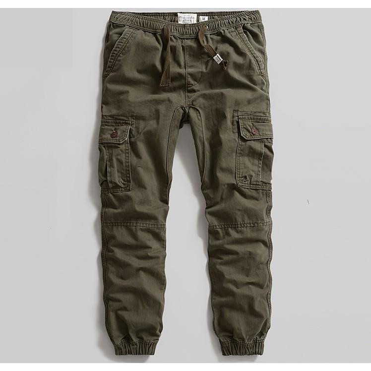 Quần jogger túi hộp_dã ngoại_du lịch - vàng cát