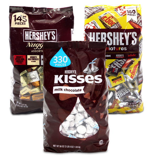 Socola tổng hợp Hershey’s Miniature Chocolate 56oz 1.58kg
