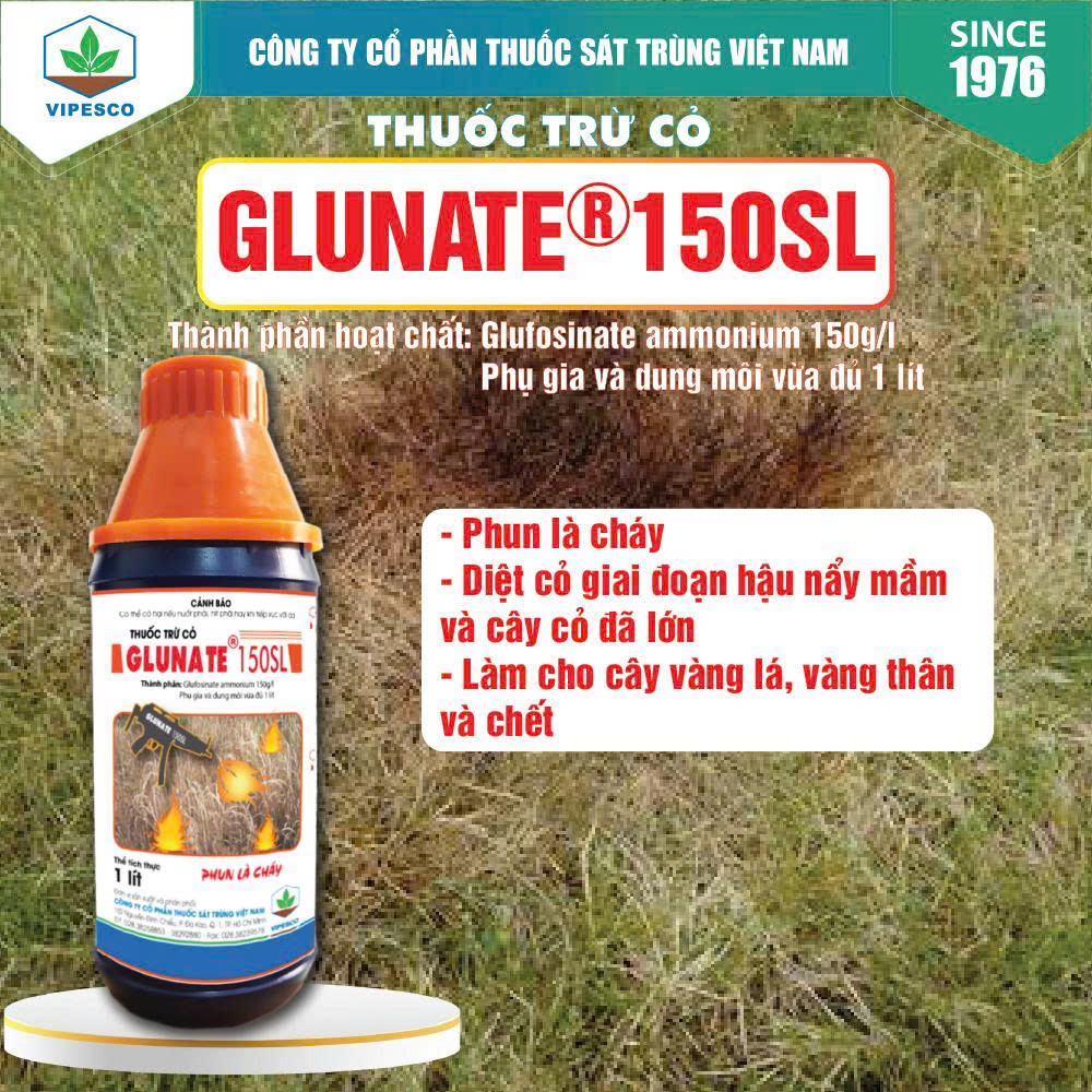 GLUNATE 150SL-1000CC PE - THUỐC TRỪ CỎ