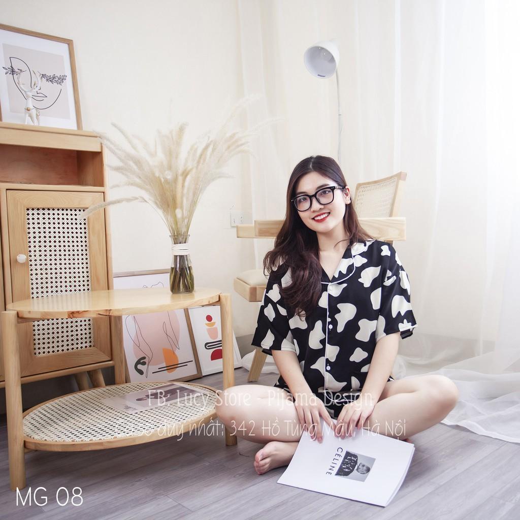 Bộ Ngủ Bò Sữa Lụa Nhập Chuẩn Loại 1 Thời Trang Hàn Quốc Cực Hot