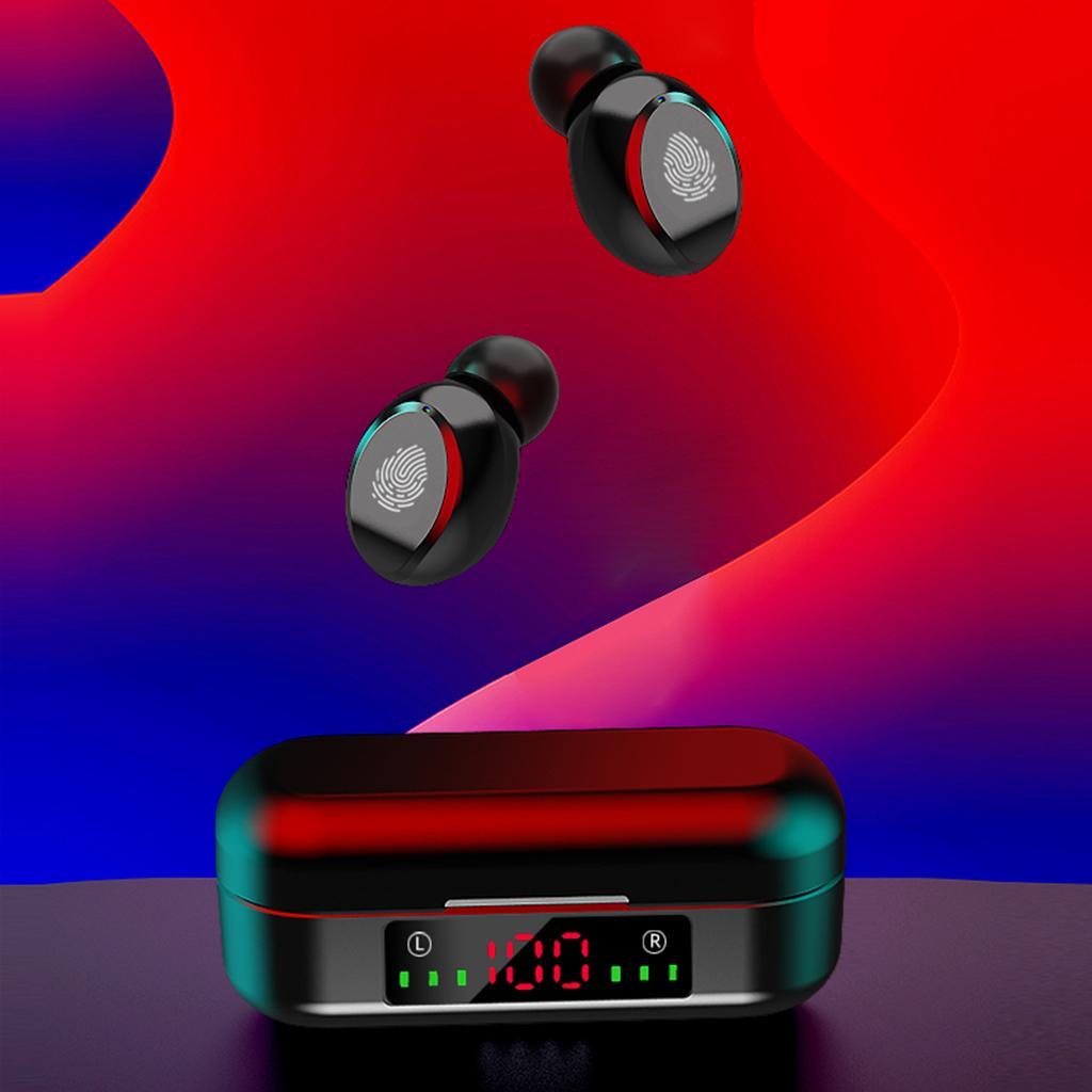 Bluetooth 5.0 Headset Wireless Earphones Twins 8D Stereo Headphone