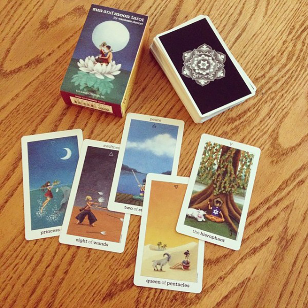 Bài Tarot Sun And Moon Tarot 78 Lá Tặng Đá Thanh Tẩy