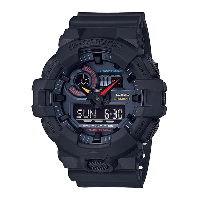 Đồng Hồ Nam Dây Nhựa Casio G-Shock GA-700BMC-1A Chính Hãng - GA-700BMC-1ADR