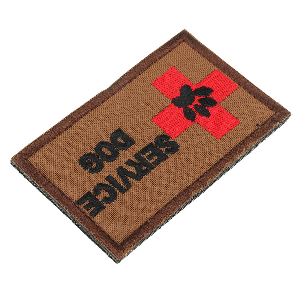 SERVICE DOG Embroidery Patch Sew-on Armband Applique Badge for Outdoor Bags Decoration