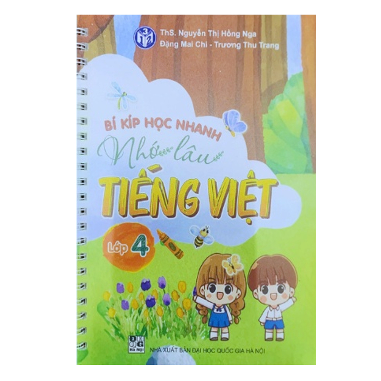 Sách - Combo bí kíp học nhanh nhớ lâu toán + tiếng việt 4 - BT