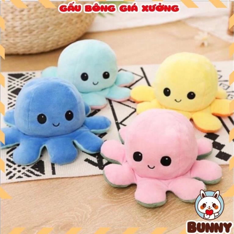 Bạch Tuộc Bông Hai Mặt Cảm Xúc Siêu Dễ Thương, Thú Bông Bạch Tuộc Cảm Xúc Bông Siêu KuTe