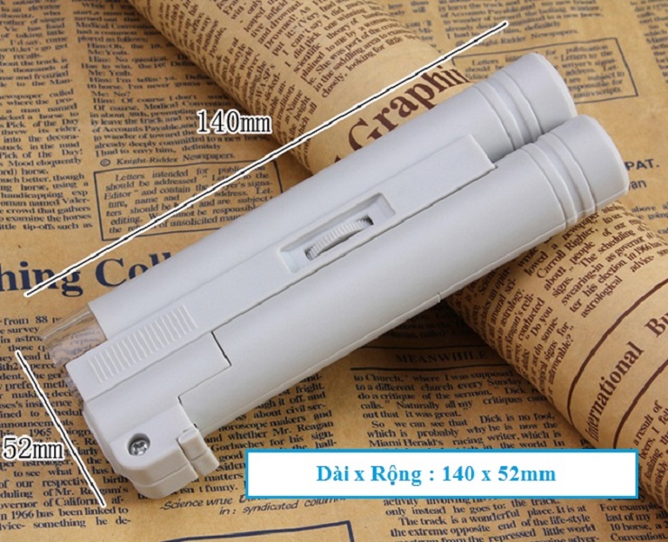 Kính lúp 100X cầm tay có đèn V2