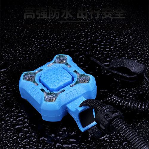 Đèn pha LED MOSOWORLD sạc USB chống nước có còi dành cho xe đạp