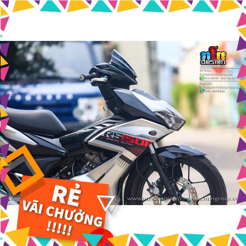 Tem Rời Winner X Mẫu Chữ RS 150R Đỏ Bạc Đen