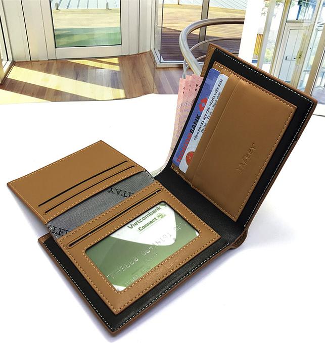 Ví da nam thời trang full hộp đựng