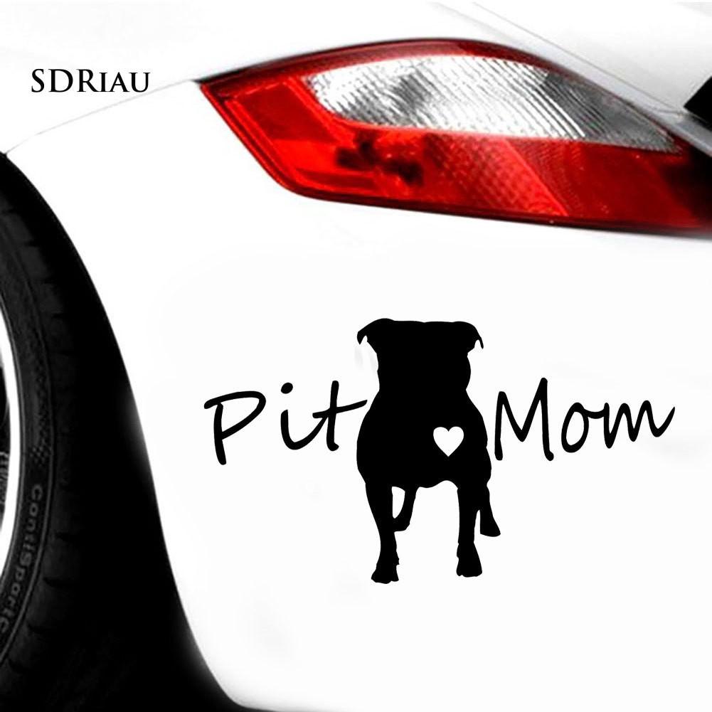 Decal hình chú chó dễ thương trang trí xe hơi