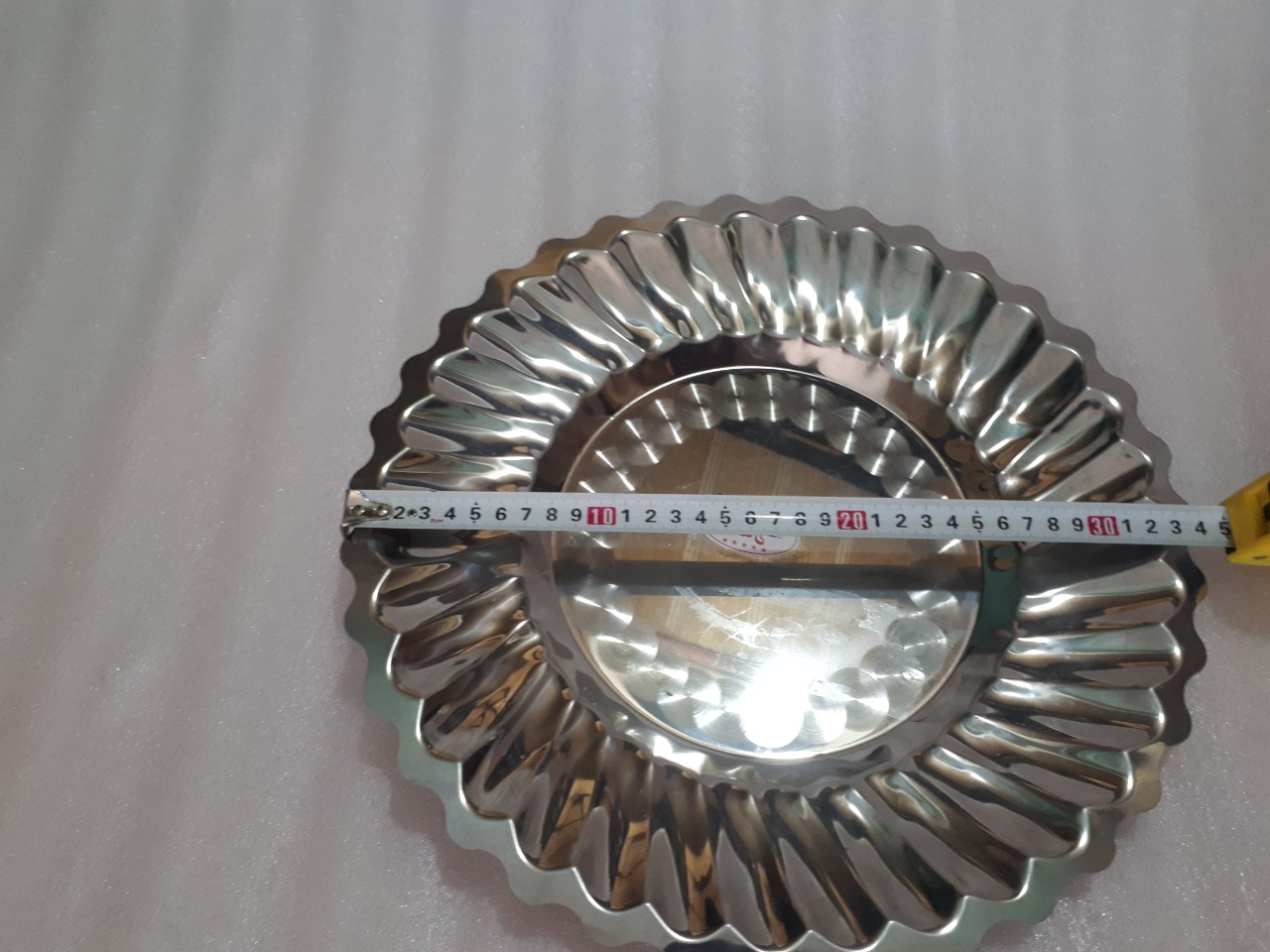 Dĩa bò né tiệc đám cuới quán ăn hình hoa hướng dương 34cm