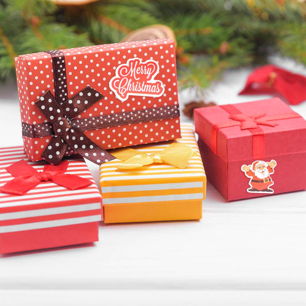 Bộ 50 Miếng Dán Nhựa Chống Thấm Nước Phong Cách Giáng Sinh