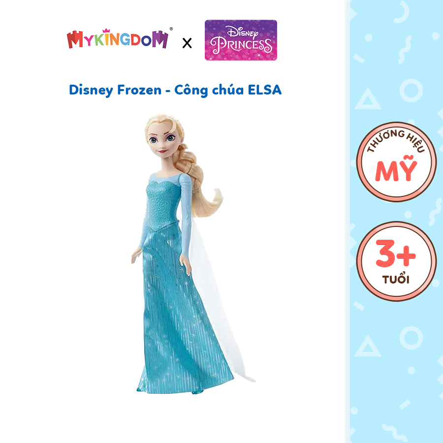 Đồ Chơi Disney Frozen - Công Chúa Elsa Disney Princess Mattel HMJ42/HMJ41