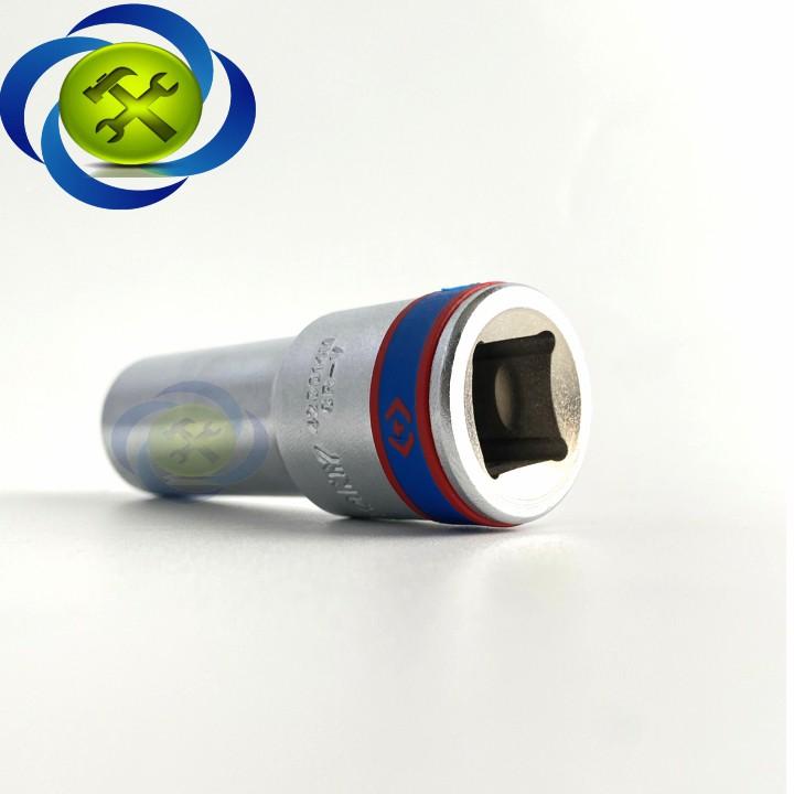 Tuýp 1/2 inch 14mm 12 cạnh màu trắng loại dài Kingtony 423014M