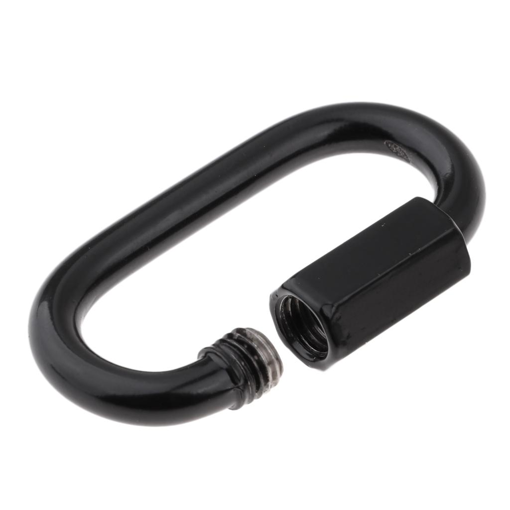 Thép Không Gỉ Liên Kết Nhanh Chuỗi Vít Fastener Móc Khóa Carabiner