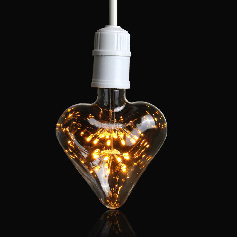Đèn led bulb decor trang trí hình trái tim GV-FB-HEART