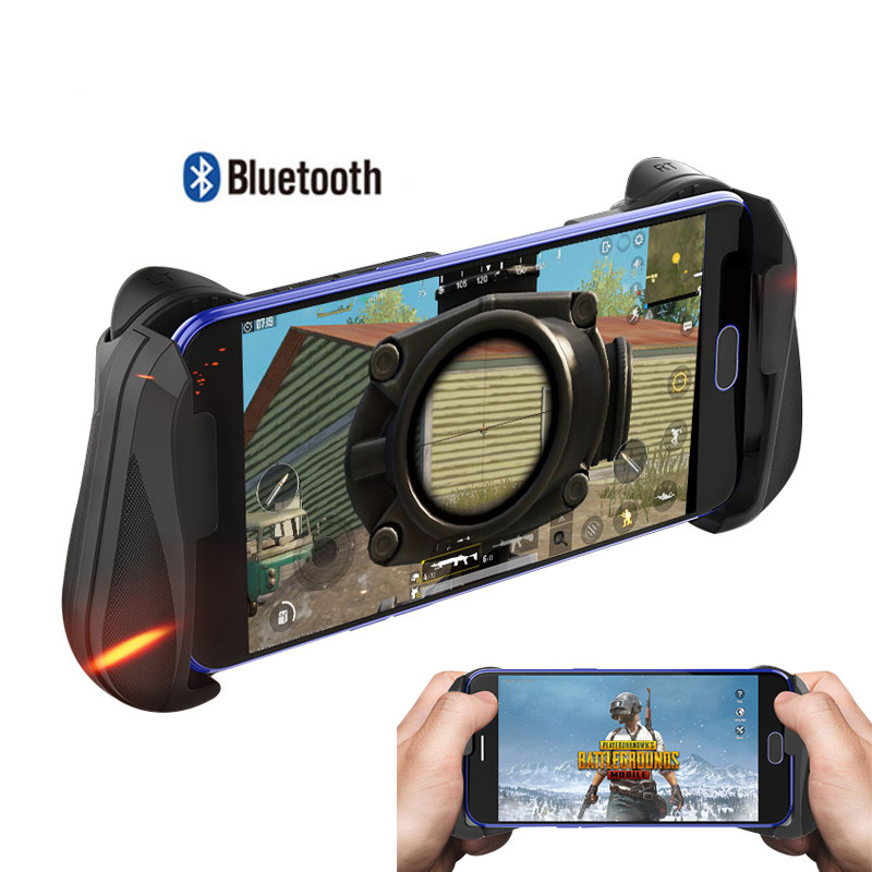 Bluetooth 4.0 Gamepad PUBG Controller PUBG Mobile Triggers Joystick Wireless Joypad for iPhone XS Android Tablet