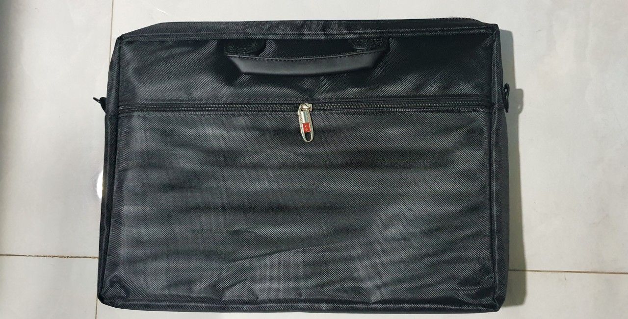 Cặp laptop, túi đựng laptop 2 ngăn, có dây đeo chéo, hàng loại tốt - Hàng chính hãng