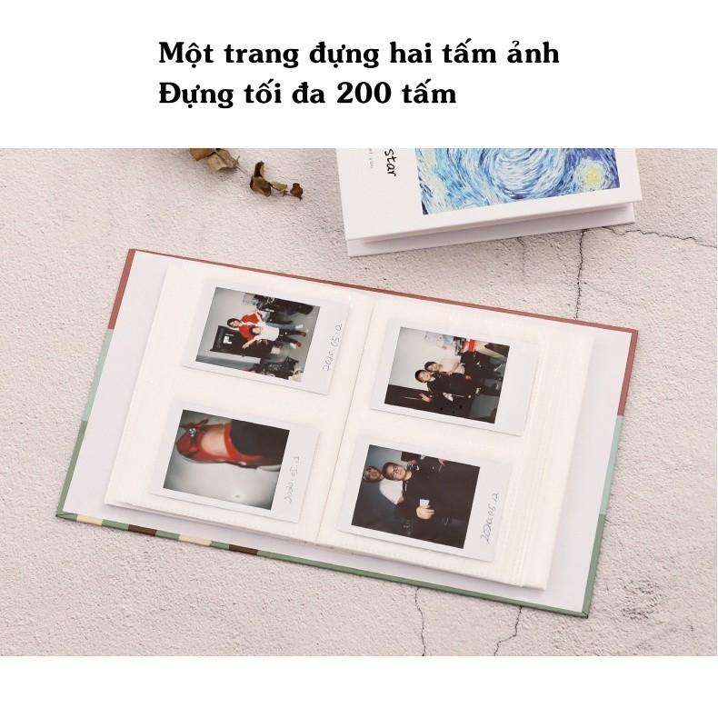 Album ảnh 6x9 chứa 200 ảnh mini instax, lomo card bìa giấy cứng nhiều mẫu bìa mới siêu cute