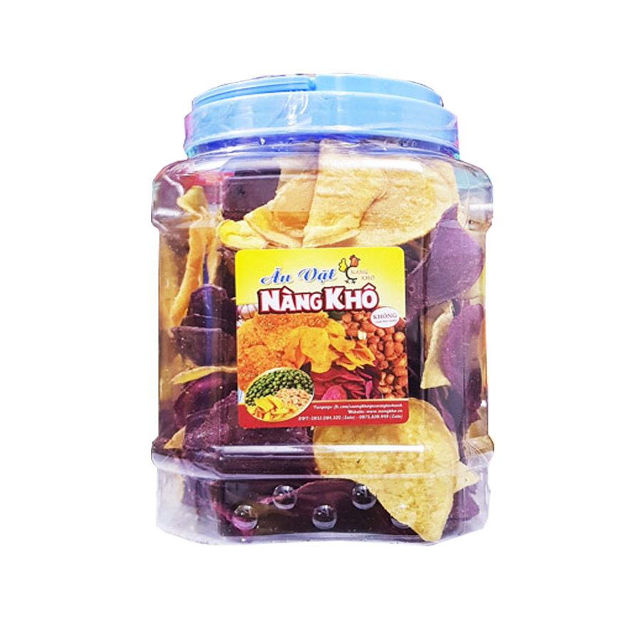 Khoai lang vàng sấy mật ong thương hiệu Nàng Khô - 500 Gram