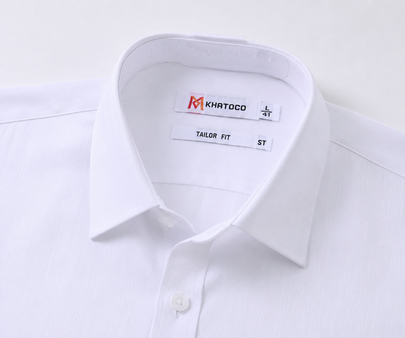 Áo sơ mi Khatoco tay ngắn (L,XL)