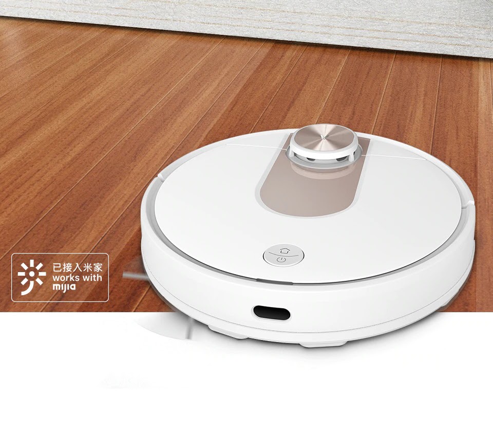 Robot Hút Bụi Lau Nhà XIAOMI Viomi SE Làm Sạch Sâu, Diện Tích Làm Việc 120-150 m2, Cảm Biến Chống Rơi Rớt, Lưu Bản Đồ 5 Tầng, Lực Hút 2200 Pa - Hàng Chính Hãng