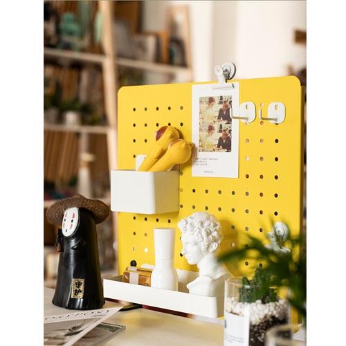 BẢNG PEGBOARD SƠN TĨNH ĐIỆN CAO CẤP KẸP BÀN - DỌN DẸP GÓC LÀM VIỆC VÀ DECOR KHÔNG GIAN SỐNG - Combo KM1